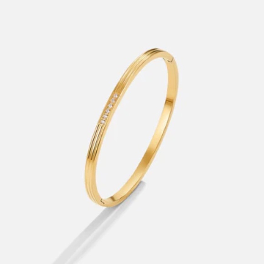 Kim Crystal Bangle Bracelet